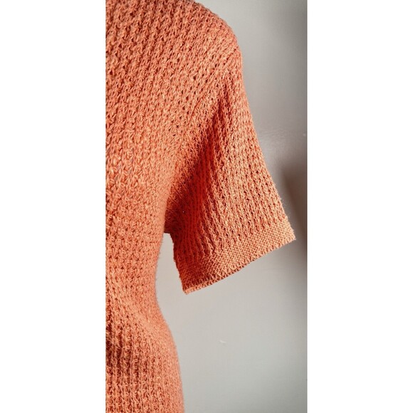 Liz Claiborne Preppy Button Down Sweater Classic Short Sleeve Cardigan Petite Sm - Picture 3 of 8